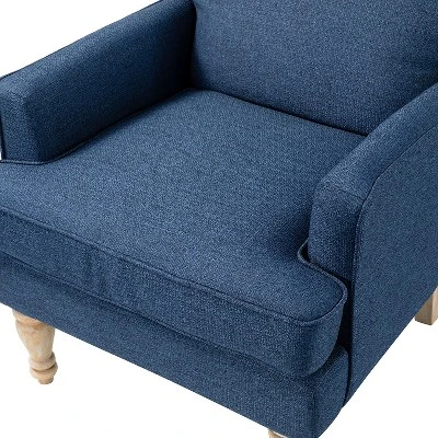 Asiab Wooden Upholstered Armchair | Karat Home 7 Asiab Wooden Upholstered Armchair | Karat Home - Image 5