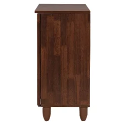 Fernanda Modern And Contemporary 3-Door Wooden Entryway Shoes Storage Wide Cabinet - Oak Brown - Baxton Studio -Lush Living Store GUEST 79b5701d f2ed 4ced 9709 06b7755b88b8