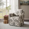 Mitchell Wide Seat Swivel Armchair - Madison Park