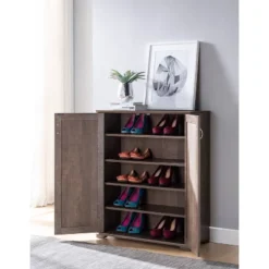 Moi Accent Storage Cabinet Walnut Oak - MiBasics -Lush Living Store GUEST 7a234e1a ef99 4d6e acec 3f95d9ddc803