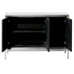 Glam Wood Cabinet Gray - Olivia & May -Lush Living Store GUEST 7a4be7ed 3022 4809 b2eb 4d74f50fe959