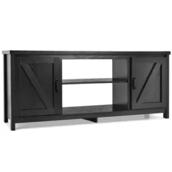 Costway 59'' TV Stand Media Console Center W/ Storage Cabinet For 65'' TV NaturalBlackCoffee -Lush Living Store GUEST 7a9ab5a7 180f 44e3 8eba 3940588bc7bf