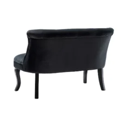 Jane 47" Velvet Button-tufted And Wing Back Loveseat Solid Wood And Cabriole Legs For Living Room And Bedroom | ARTFUL LIVING DESIGN -Lush Living Store GUEST 7babc57f 8311 4bcb 897e 39abd94f2b3c