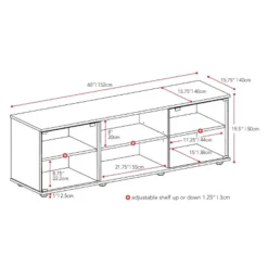 Flat Panel TV Stand For TVs Up To 64" Ravenwood Black - CorLiving 7 Flat Panel TV Stand For TVs Up To 64" Ravenwood Black - CorLiving -Lush Living Store GUEST 7bcc4982 a83b 439f 839d 4d9efaecf636