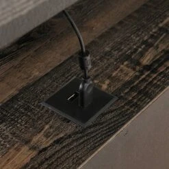 Canal Street Industrial Wood And Metal TV Stand For TVs Up To 65" Carbon Oak - Sauder -Lush Living Store GUEST 7cb7564f aa92 4db9 bc68 714c41f9b837