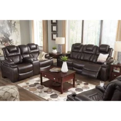Warnerton Power Recliner Sofa With Adjustable Headrest Chocolate - Signature Design By Ashley 24 Warnerton Power Recliner Sofa With Adjustable Headrest Chocolate - Signature Design By Ashley -Lush Living Store GUEST 7cb92073 3501 4f16 af79 6787447837e0
