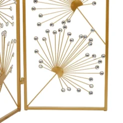 Glam Metal And Acrylic Room Divider Screen Gold - Olivia & May -Lush Living Store GUEST 7d05236f be15 4da9 a630 c00b44dfc079