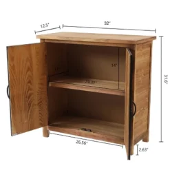 LuxenHome Pine Wood Metal Branches 2-Door Storage Cabinet. 11 LuxenHome Pine Wood Metal Branches 2-Door Storage Cabinet. -Lush Living Store GUEST 7d1b0894 8c7f 4510 8924 4cec1d2995a6