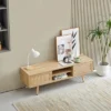 Rattan TV Stand, Entertainment Center With Sliding Doors, TV Console Cabinet With Adjustable Shelf, Natural-ModernLuxe -Lush Living Store GUEST 7d3ce5d3 80db 4ca2 b3e4 f77cf07d696e