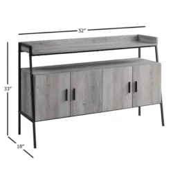 52" Samiya TV Stand For TVs Up To 50" Gray Oak/Black Finish - Acme Furniture -Lush Living Store GUEST 7d5b96d5 4296 4d81 b946 ba13000cf1a8