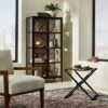 60" Crystal Cove Glass Cabinet Black - Threshold™ Designed With Studio McGee -Lush Living Store GUEST 7d73dfd1 b59b 4c14 aa6b 491e0b272e1a