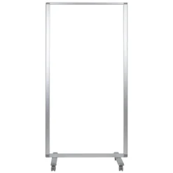Flash Furniture Transparent Acrylic Mobile Partition With Lockable Casters, 72"H X 36"L 12 Flash Furniture Transparent Acrylic Mobile Partition With Lockable Casters, 72"H X 36"L -Lush Living Store GUEST 7d805e60 eae1 46ed 8f51 e760042a0bbf