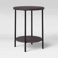 Wood And Metal Round End Table - Room Essentials™ -Lush Living Store GUEST 7de02a42 b087 4db0 83d9 cdae70db2db1