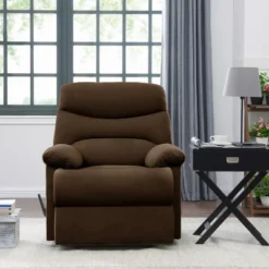 Wall Hugger Microfiber Pillow Top Arm Recliner Chair - ProLounger
