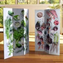 6" Double Sided Farmer's Market Canvas Room Divider - Oriental Furniture -Lush Living Store GUEST 7e3727ac e258 4c4e 9472 29775a6beaf7