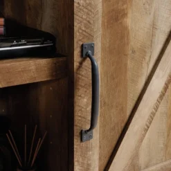 Dakota Pass TV Stand For TVs Up To 70" Dark Brown - Sauder -Lush Living Store GUEST 7e85d46b 00e5 477f a96d 19b370b237e9