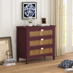 Archie Ash Wood Veneer 3-drawer And Pine Legs Accent Cabinet With Storage- The Pop Maison -Lush Living Store GUEST 7e8cd628 8792 4852 a62c 8bf0083f8364 1