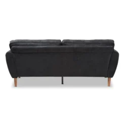 Miranda Mid-Century Modern Fabric Upholstered Sofa Dark Gray - Baxton Studio -Lush Living Store GUEST 7f1ba031 57ff 4f76 abd1 ed78f686d59f
