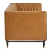 Devote Channel Tufted Vegan Leather Loveseat Tan - Modway -Lush Living Store GUEST 7f74b0f0 ebd0 4b73 83f7 b855562f6040