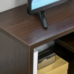 HOMCOM Modern TV Stand For TVs Up To 45", TV Cabinet With Storage Shelf And Drawer, Entertainment Center For Living Room Bedroom, Walnut -Lush Living Store GUEST 7f818f96 ef85 4f5d b159 87290bc4466d