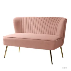Velvet Nicolas Loveseat Sofa | Karat Home -Lush Living Store GUEST 801248ca 89b1 49cc 8167 4f6fcc94fc59