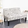 Costway Loveseat Sofa Fabric Settee Bench Bed Chair Wooden Leg Living Room -Lush Living Store GUEST 80cfb67d bd75 4e47 b74a 9f5f38115623