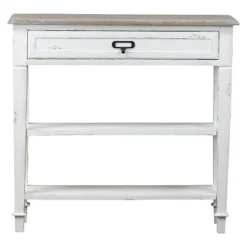 Dauphine Traditional French Accent Console Table 1 Drawer - Baxton Studio