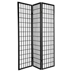 6 Ft. Tall Window Pane Shoji Screen 3 Panels - Oriental Furniture -Lush Living Store GUEST 8227125b bca1 4522 94c2 e647f77b1cbd