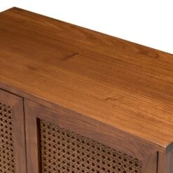 Birnirk 2-Door Accent Solid Wood Storage Cabinet With Shelves| KARAT HOME-Cherry -Lush Living Store GUEST 82b02158 cac1 48a3 9107 6bc38918f9eb