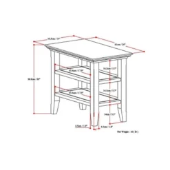 14" Normandy Narrow Side Table - Wyndenhall -Lush Living Store GUEST 831dc9d2 4145 4ccf a458 8e03b7ac5ab9