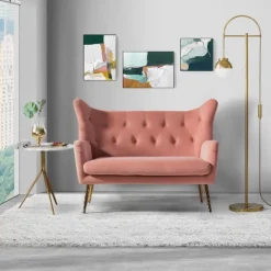 Filomena 50" Contemporary Loveseat For Living Room And Bedroom | ARTFUL LIVING DESIGN 25 Filomena 50" Contemporary Loveseat For Living Room And Bedroom | ARTFUL LIVING DESIGN -Lush Living Store GUEST 83520168 698a 4c40 828d b8a729b0912f