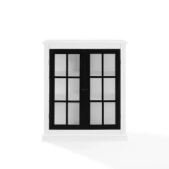 Cecily Stackable Storage Pantry White/Matte Black - Crosley -Lush Living Store GUEST 84044231 bd38 40d8 9e7e 997e294195d5