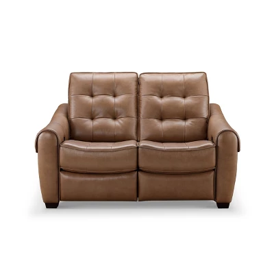 Elliot Leather Power Recliner Sofa Loveseat Camel - Abbyson Living 4 Elliot Leather Power Recliner Sofa Loveseat Camel - Abbyson Living - Image 2
