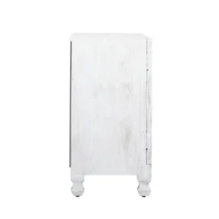 Mediterranean Carved Wood Cabinet White - Olivia & May -Lush Living Store GUEST 84a4fa99 d940 442a 9b6d f38300e59d8b