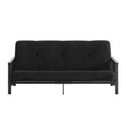 Full Anders Metal Arm Futon With 6" Microfiber Mattress - Room & Joy -Lush Living Store GUEST 85129367 5541 4fb3 b5e5 915bcf7346c9