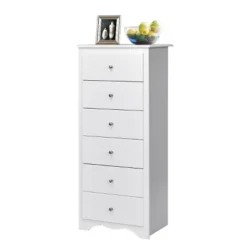 Costway 6 Drawer Chest Dresser Clothes Storage Bedroom Tall Furniture Cabinet -Lush Living Store GUEST 856d6c6a 359d 41d9 9b56 5dba2a16ac09