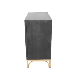 Art Deco Contemporary Mirrored Wood Cabinet Black - Olivia & May 28 Art Deco Contemporary Mirrored Wood Cabinet Black - Olivia & May -Lush Living Store GUEST 85852955 cb21 458b b5fc 6afdd929817e