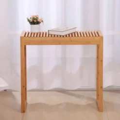 Cambridge Bamboo Entryway Console Table Natural - Proman Products -Lush Living Store GUEST 8636b7c3 fc77 40b3 843c 89bd856141d1