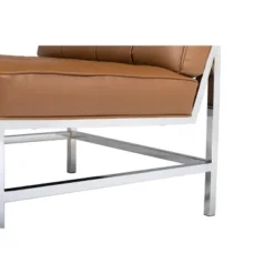 Ashlar Bonded Leather Tufted Chair - Studio Designs Home -Lush Living Store GUEST 865870fd 8270 4372 b5d2 f3ab6ec4f975