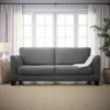 85" Holly Upholstered Flared Arm Sofa Charcoal - Brookside Home -Lush Living Store GUEST 869c1e19 1b58 43c7 bf81 a7e6b91c1939