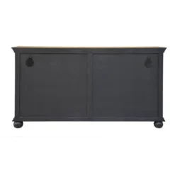 Jasmine Coastal 4 Door Sideboard Weathered Black - Treasure Trove -Lush Living Store GUEST 87052a1a 3598 48c0 a8dd d7fe6ae76cf2