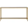Uttermost Hayley 60" Wide Glass And Gold Console Table -Lush Living Store GUEST 870ac8d9 fb37 4f68 9671 a86fdd0e6830