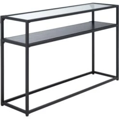 Ackley Console Table - Black - Safavieh -Lush Living Store GUEST 873f417e ad69 4c64 b28a 6ffed3519934