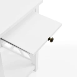 Middlebury Wood End Table With Tray Shelf White - Alaterre Furniture -Lush Living Store GUEST 87f8f0ad 3e2d 441f 9602 a8a4bed9f538