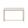 Contemporary 2 Drawer Metal Console Table White - Olivia & May -Lush Living Store GUEST 8814d1c7 1478 44be a5c8 23b22e3192b9