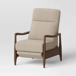 Dusk Mid-Century Wooden Arm Recliner - Threshold™ -Lush Living Store GUEST 8847a956 a9d1 4f39 9606 b945601b21b9