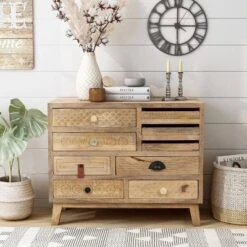 Serreno 6 Drawers Accent Cabinet Natural - Furniture Of America -Lush Living Store GUEST 88cb7898 1f63 43e9 80c5 2d07c1f288f4
