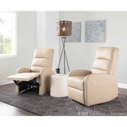 Dormi Contemporary Upholstered Recliner Chair - LumiSource -Lush Living Store GUEST 893e2c7f 2763 4434 a3f2 8fec72db8744