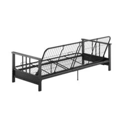 Full Anders Metal Arm Futon With 6" Microfiber Mattress - Room & Joy -Lush Living Store GUEST 893f3531 4eaf 42cf 802c 793fdc3bdeaf