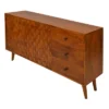 2 Door Honeycomb Design Wooden TV Console With 3 Drawers Walnut Brown - The Urban Port -Lush Living Store GUEST 89ca3d72 8f2d 4938 97c5 361d376ae731